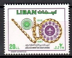 Znaczek Liban 1988 Mi 1335 Czyste **