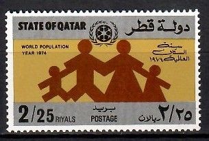 Znaczek Katar 1974 Mi 602 Czyste **