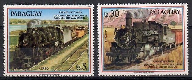 Znaczek Paragwaj 1986 Mi 3994+3996 Czyste **