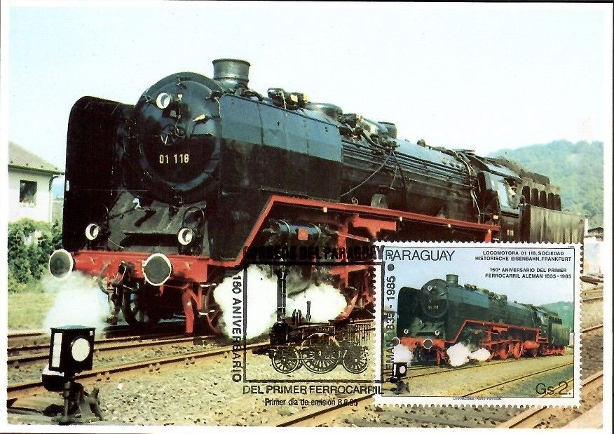 Znaczek Paragwaj 1985 Mi 3901 Karta Max