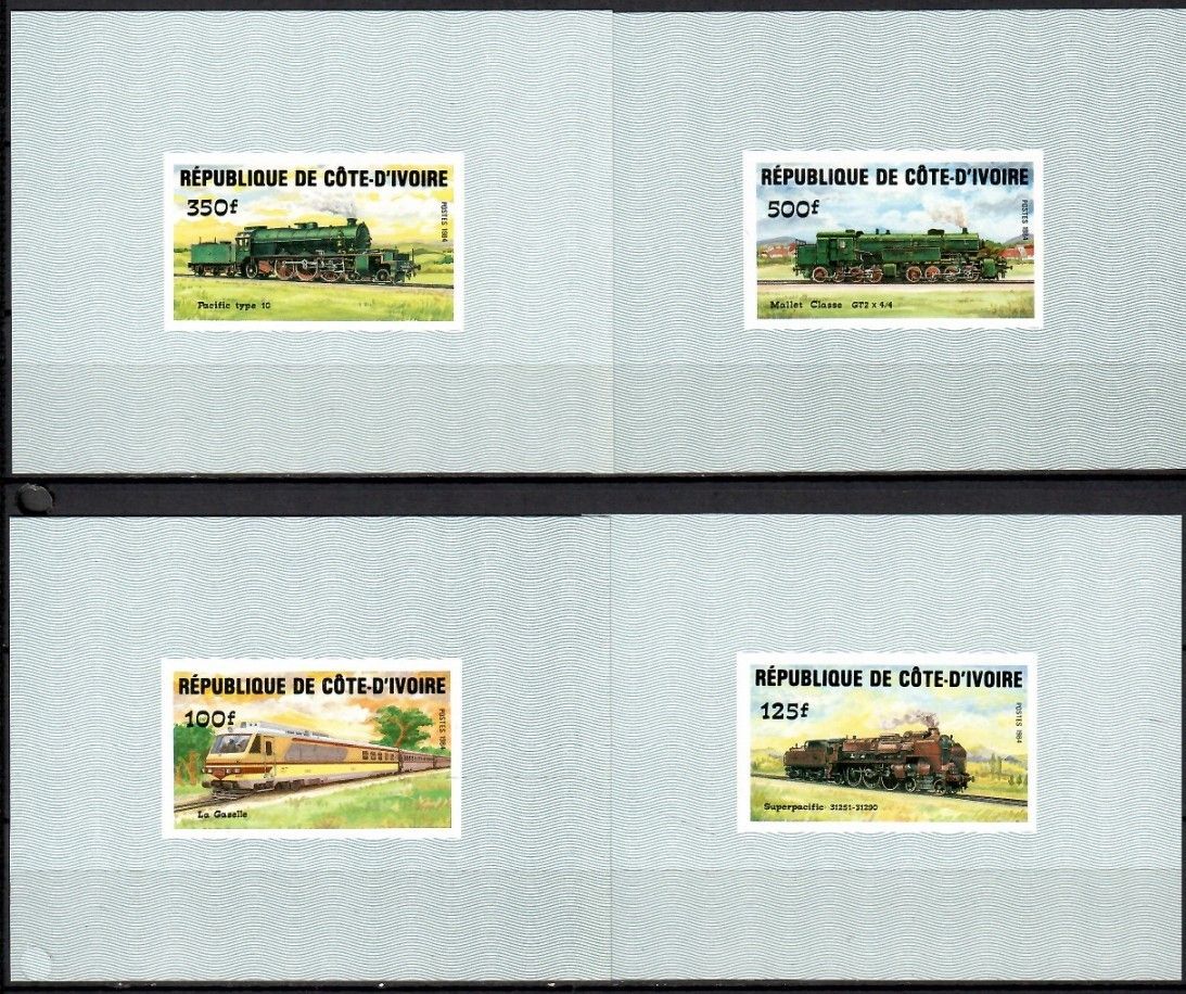 Znaczek Wybrzeże Kości Słoniowej 1984 Mi LX 826-829B Czyste **