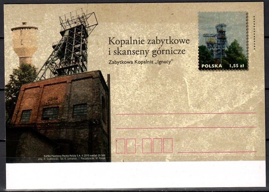 Znaczek Polska 2010 Fi Cp 1529 Całostka pocztowa