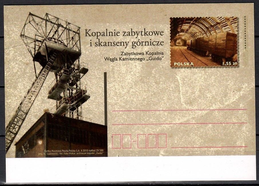 Znaczek Polska 2010 Fi Cp 1531 Całostka pocztowa