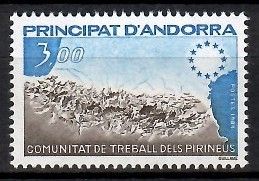Znaczek Andora (francuska) 1984 Mi 349 Czyste **