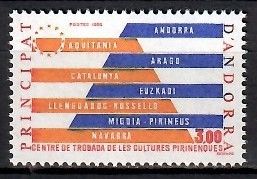 Znaczek Andora (francuska) 1984 Mi 354 Czyste **