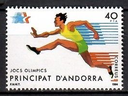 Znaczek Andora (hiszpańska) 1984 Mi 177 Czyste **