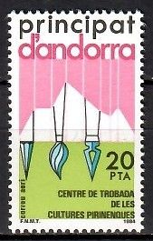 Znaczek Andora (hiszpańska) 1984 Mi 179 Czyste **