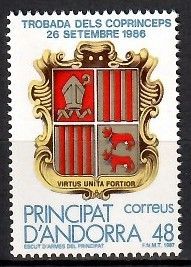 Znaczek Andora (hiszpańska) 1987 Mi 192 Czyste **