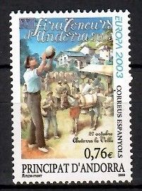 Znaczek Andora (hiszpańska) 2003 Mi 301 Czyste **