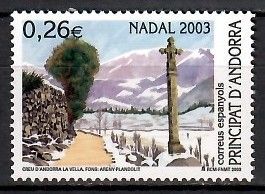 Znaczek Andora (hiszpańska) 2003 Mi 306 Czyste **