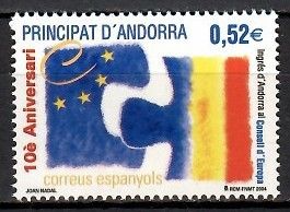 Znaczek Andora (hiszpańska) 2004 Mi 317 Czyste **