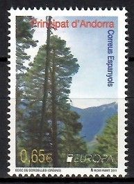 Znaczek Andora (hiszpańska) 2011 Mi 379 Czyste **