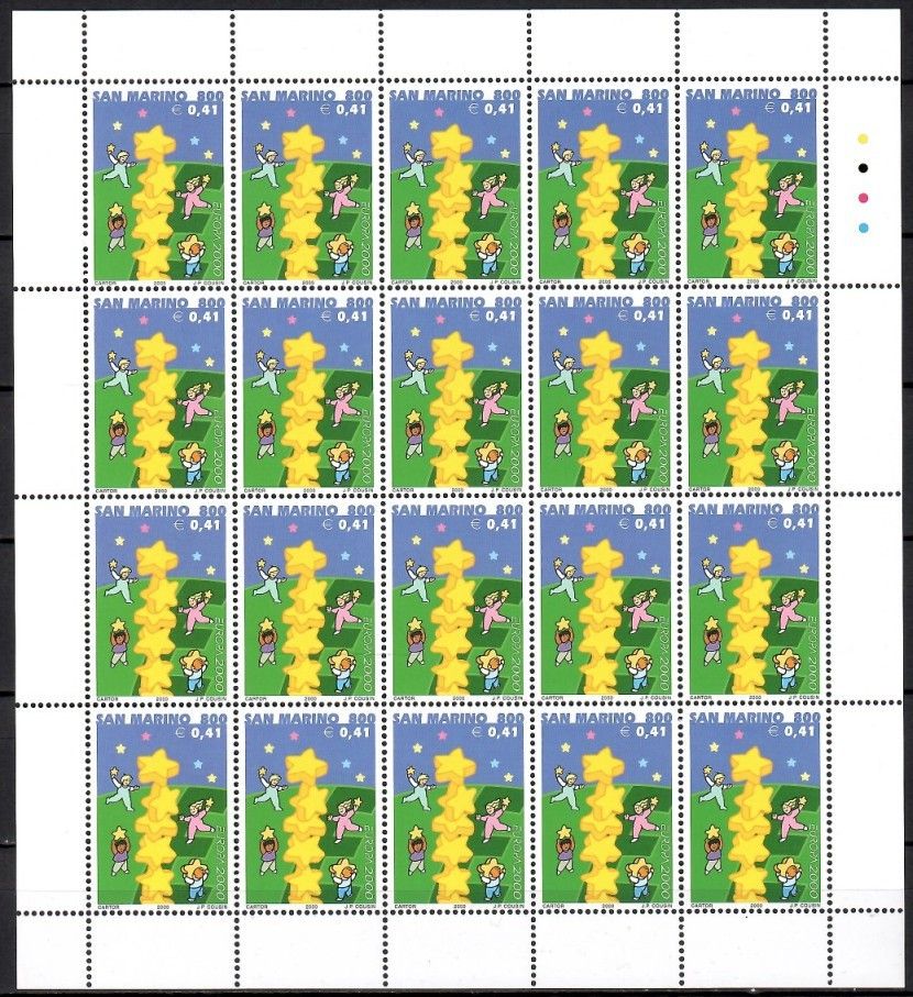 Znaczek San Marino 2000 Mi ark 1883 Czyste **