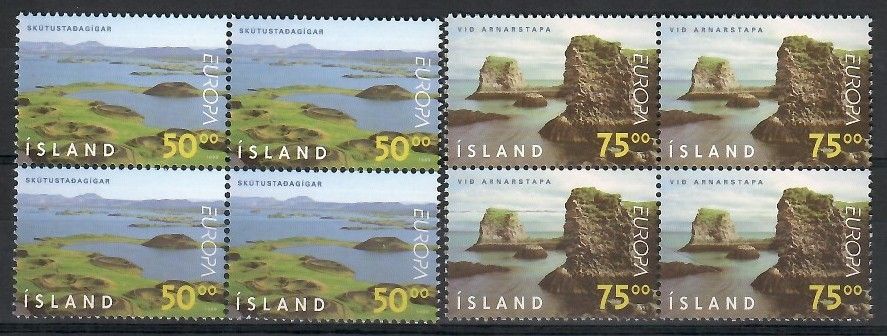 Znaczek Islandia 1999 Mi 913-914 Czyste **