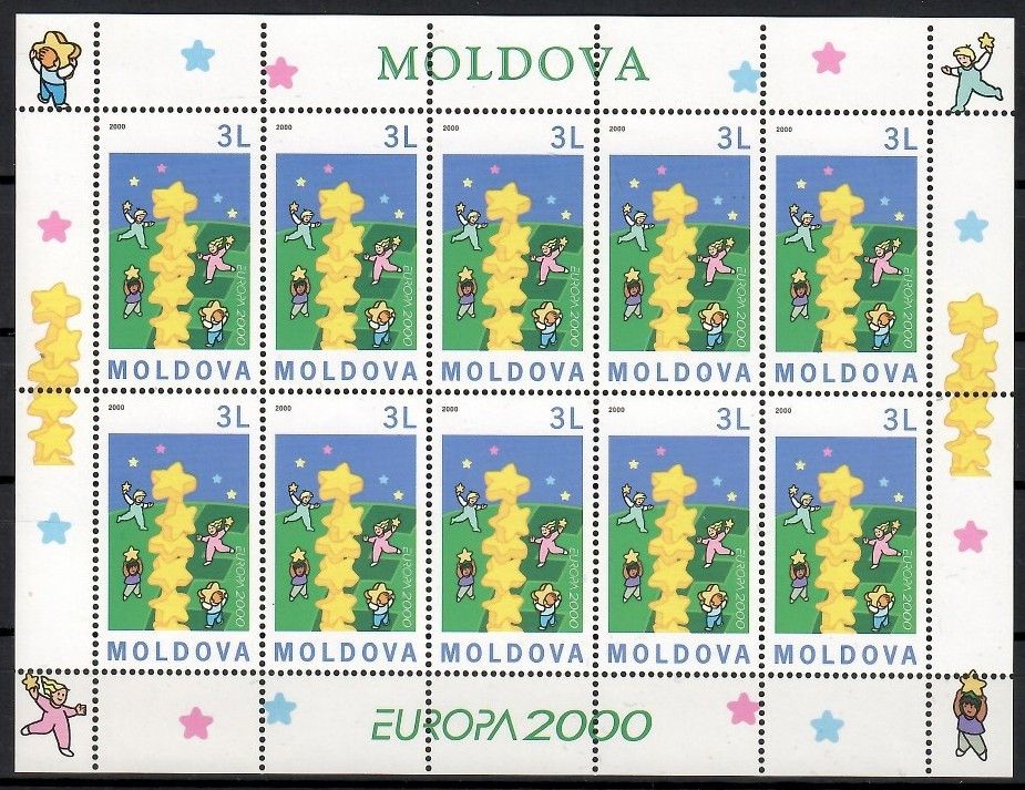 Znaczek Mołdawia 2000 Mi ark 363 Czyste **