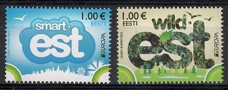 Znaczek Estonia 2012 Mi 733-734 Czyste **