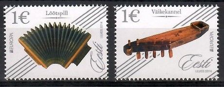 Znaczek Estonia 2014 Mi 794-795 Czyste **