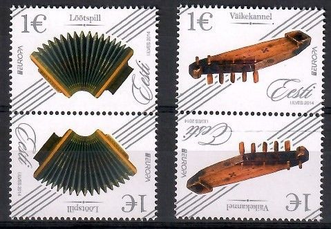 Znaczek Estonia 2014 Mi 794-795 Czyste **