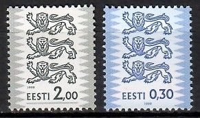 Znaczek Estonia 1999 Mi 357-358IA Czyste **