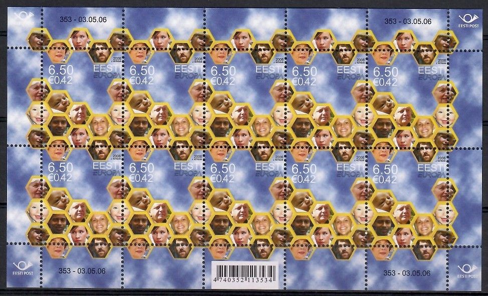 Znaczek Estonia 2006 Mi ark 555 Czyste **