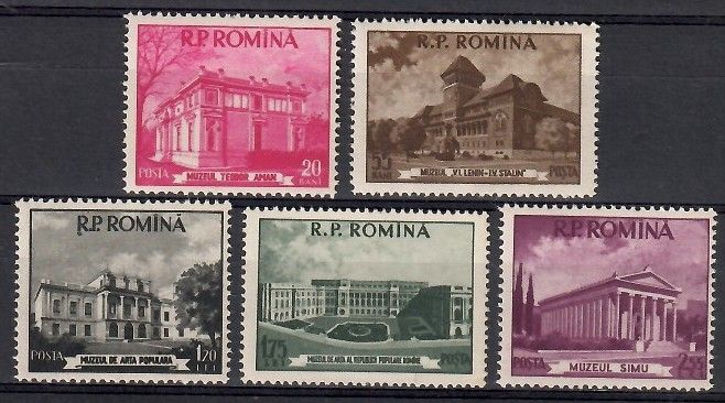 Znaczek Rumunia 1955 Mi 1519-1523 Czyste **