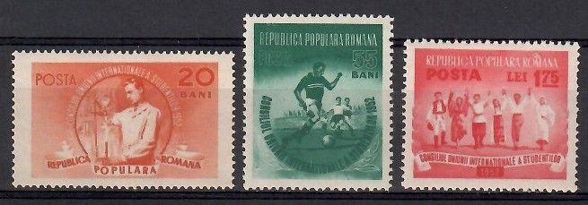 Znaczek Rumunia 1952 Mi 1405-1407 Czyste **