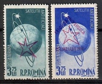 Znaczek Rumunia 1958 Mi 1719I-1720II Czyste **