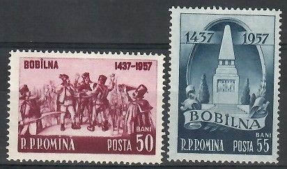 Znaczek Rumunia 1957 Mi 1681-1682 Czyste **