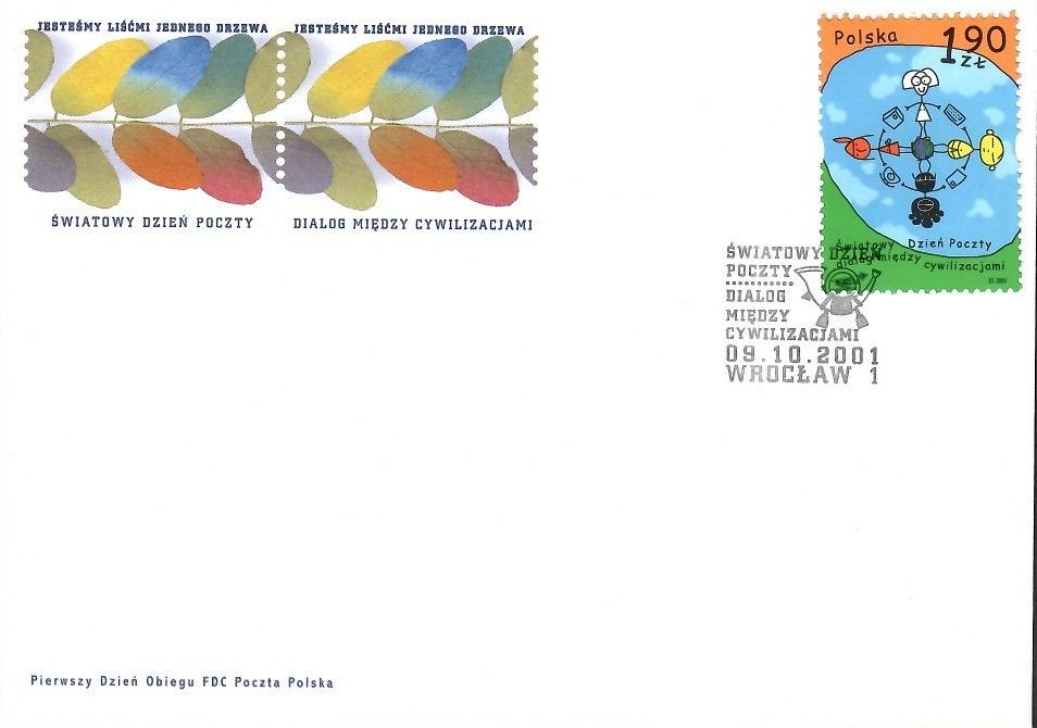 Znaczek Polska 2001 Mi 3926 Fi 3776 FDC