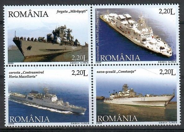 Znaczek Rumunia 2005 Mi 5967-5970 Czyste **