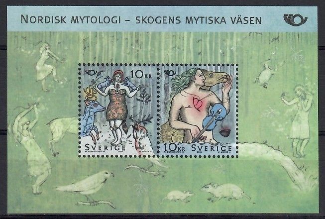 Znaczek Szwecja 2006 Mi bl 21 Czyste **