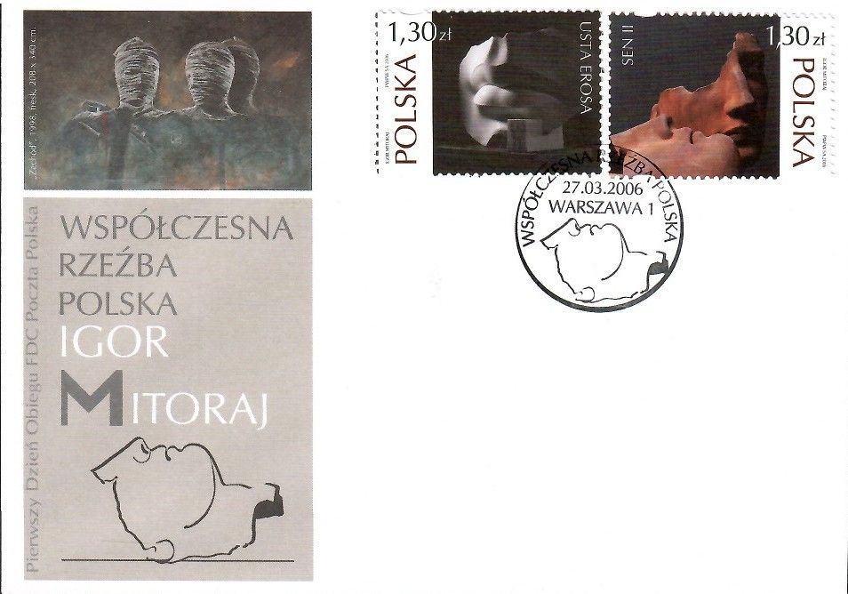 Polska 2006 Mi 4234-4235 Fi 4084-4085 FDC