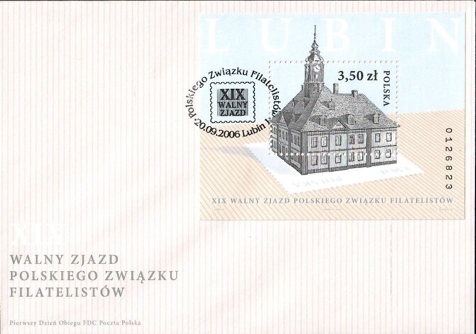 Polska 2006 Mi bl 174 Fi bl 205B FDC