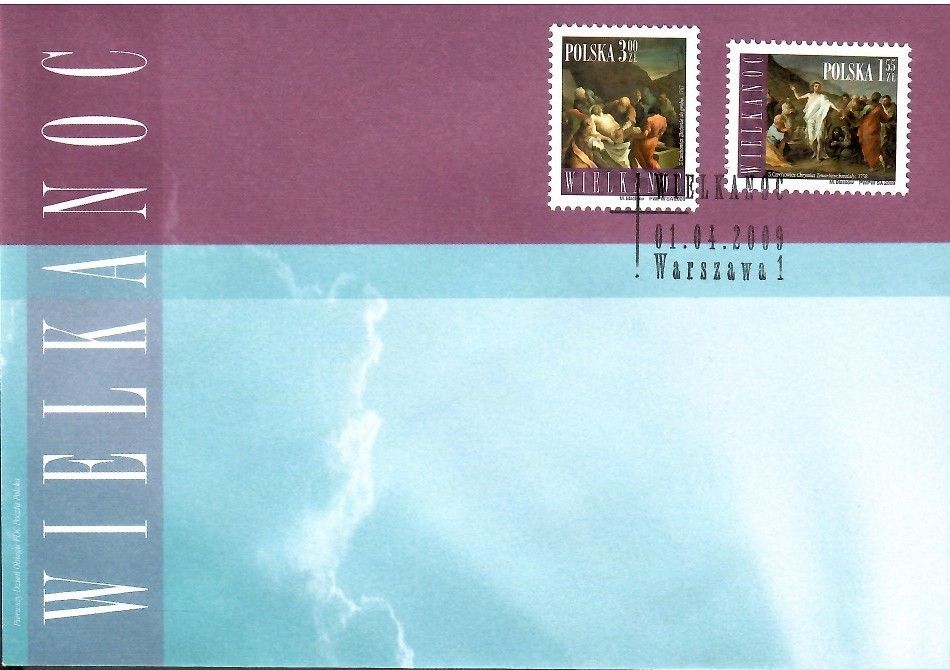 Znaczek Polska 2009 Mi 4417-4418 Fi 4267-4268 FDC