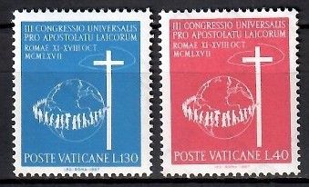 Watykan 1967 Mi 531-532 Czyste **