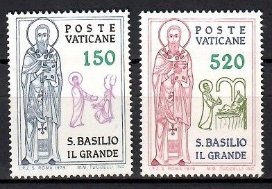 Znaczek Watykan 1979 Mi 743-744 Czyste **