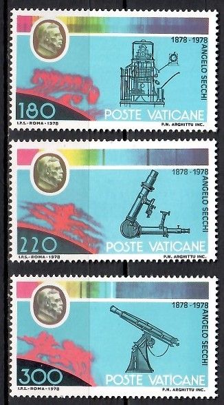 Znaczek Watykan 1979 Mi 745-747 Czyste **