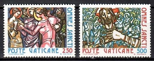 Znaczek Watykan 1980 Mi 775-776 Czyste **