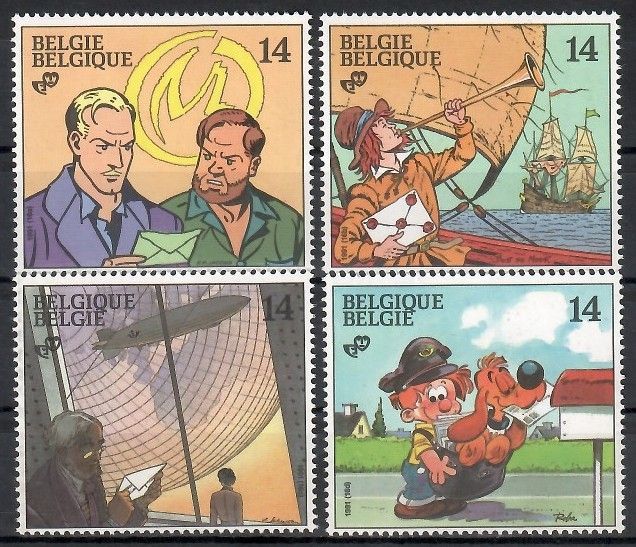 Znaczek Belgia 1991 Mi 2480-2483 Czyste **