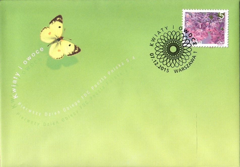 Znaczek Polska 2015 Mi 4810 Fi 4660 FDC