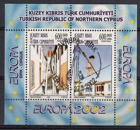 Znaczek Cypr Północny 2002 Mi bl 20 Stemplowane