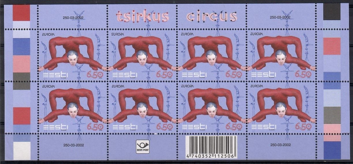 Znaczek Estonia 2002 Mi ark 437 Czyste **