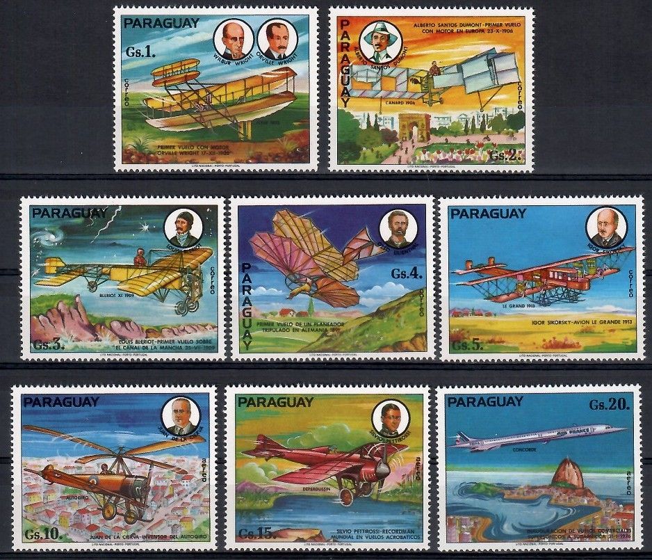 Znaczek Paragwaj 1977 Mi 2929-2936 Czyste **