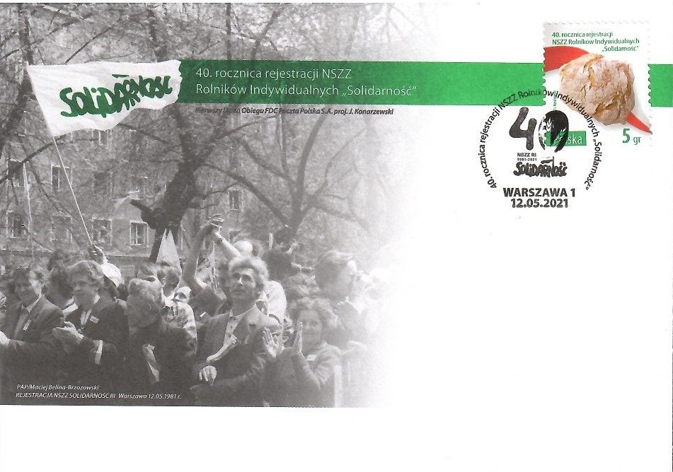 Znaczek Polska 2021 Mi 5303 Fi 5153 FDC