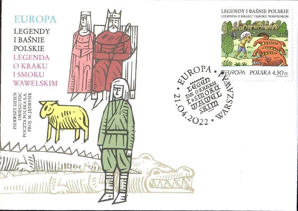 Znaczek Polska 2022 Mi 5357 Fi 5207 FDC