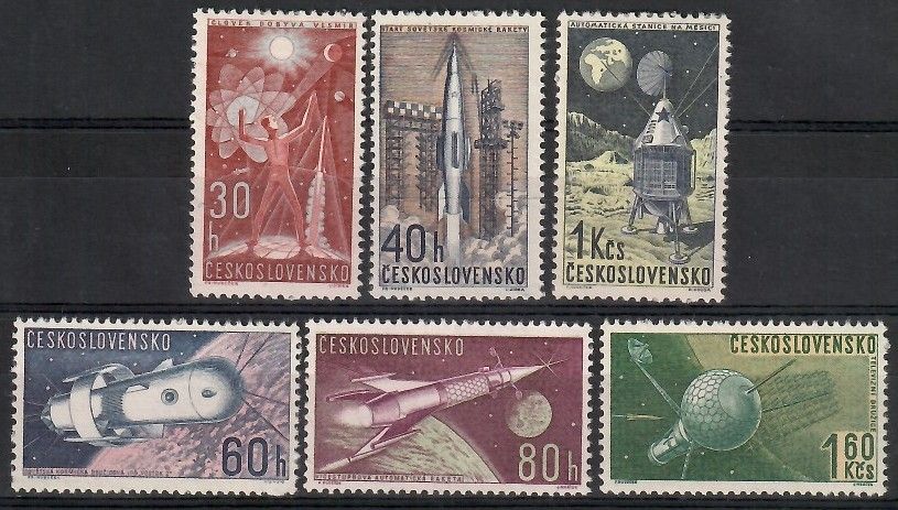Znaczek Czechosłowacja 1962 Mi 1329-1334 Czyste **