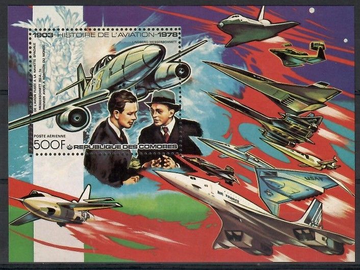 Znaczek Komory 1978 Mi bl 149 Czyste **