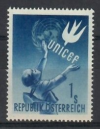 Znaczek Austria 1949 Mi 933 Czyste **