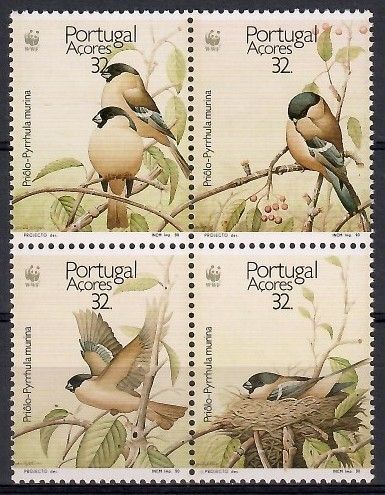 Znaczek Azory 1990 Mi 405-408 Czyste **