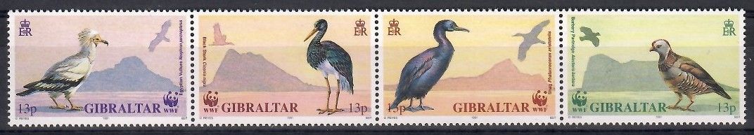 Gibraltar 1991 Mi 619-622 Czyste **